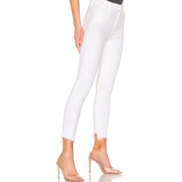 MOTHER Stunner Two Step Fray in Glass Slipper Size 26 - Picture 2 of 10